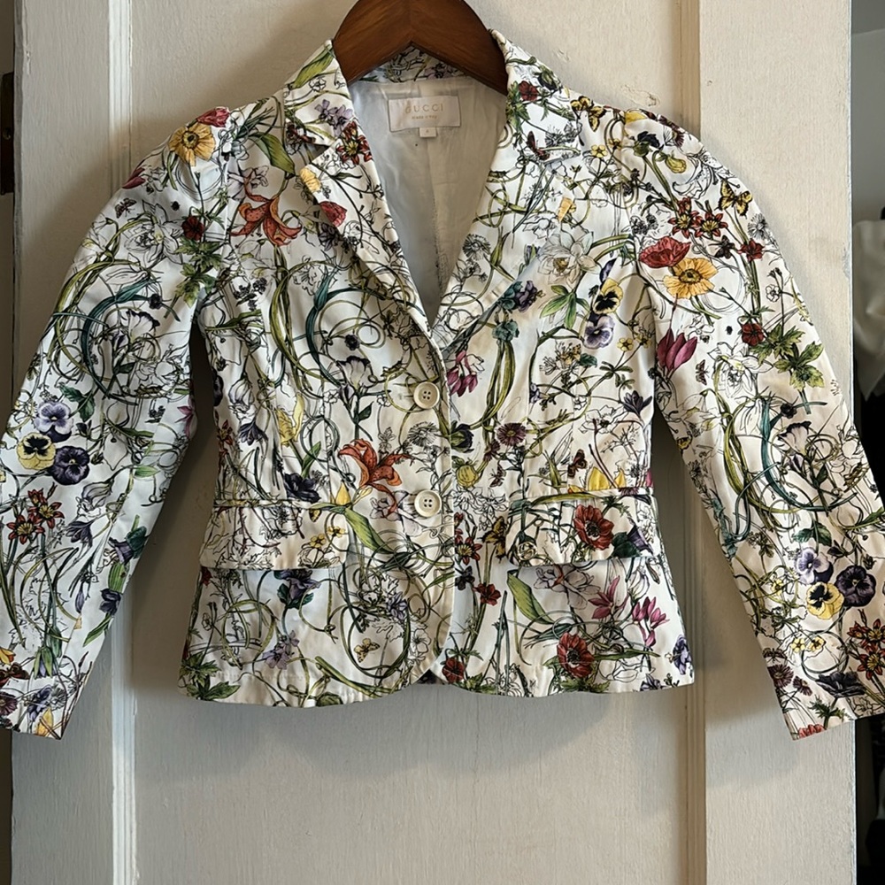 GUCCI Children’s Floral Blazer Size 6